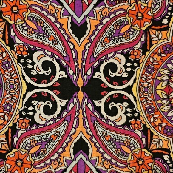 CHICO'S Tile-Print Maxi Dress Maxi Dress - Size 3 (Fits 16/18) - Picture 8 of 10